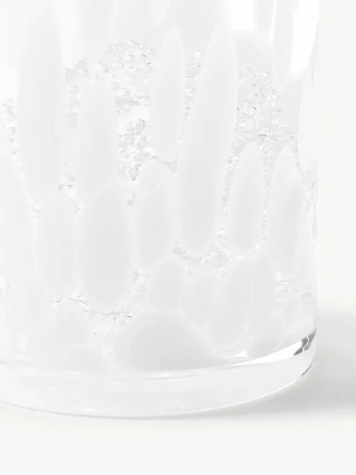 Handgemaakte karaf Oakley met stippenpatroon, 1.1 L