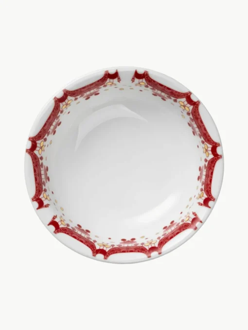 Handgemaakte kerstschaaltjes slinger, 4 stuks