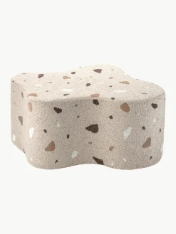 Handgemaakte kinderpoef Cloud van bouclé