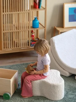 Handgemaakte kinderpoef Cloud van teddy