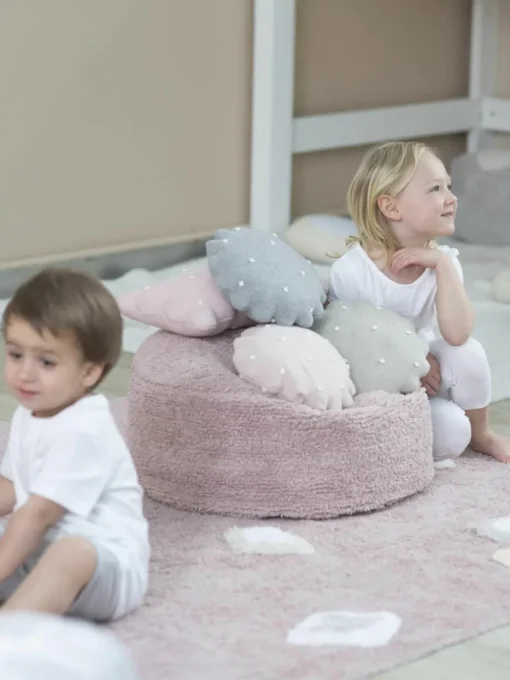 Handgemaakte kinderpoef Chill