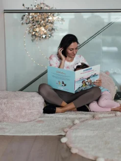 Handgemaakte kinderpoef Chill