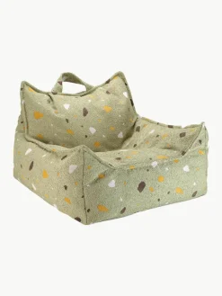 Handgemaakte kinderzitzak Sugar van bouclé