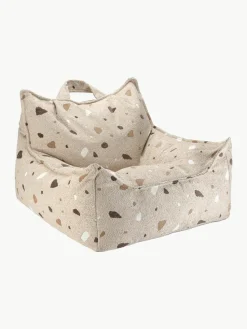 Handgemaakte kinderzitzak Sugar van bouclé
