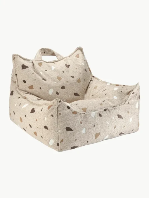 Handgemaakte kinderzitzak Sugar van bouclé