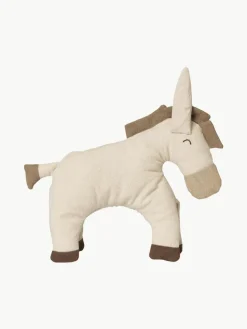 Handgemaakte knuffel Ezel van biokatoen