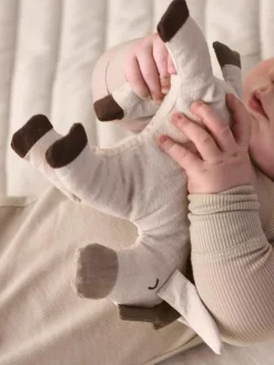 Handgemaakte knuffel Ezel van biokatoen