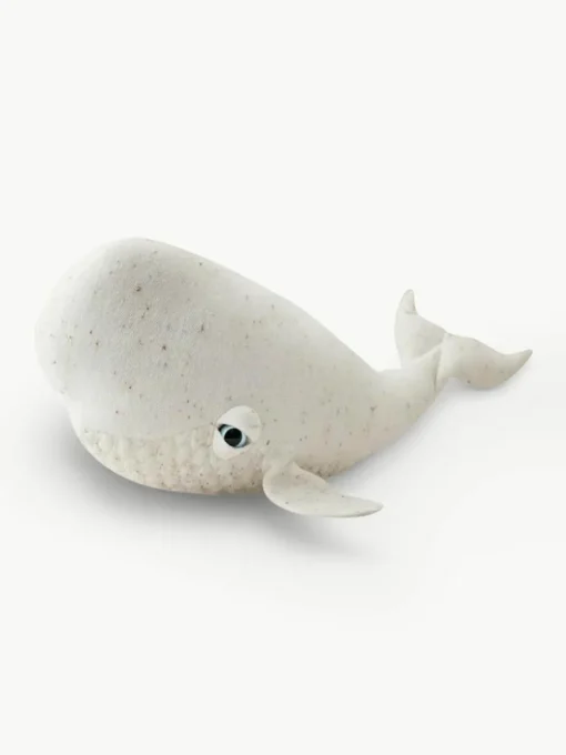 Handgemaakte knuffelkussen Beluga, in verschillende formaten