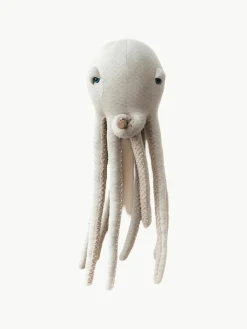 Handgemaakte knuffelkussen Octopus, H 85 cm