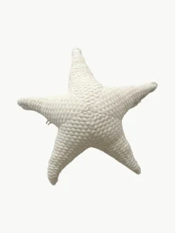 Handgemaakte knuffelkussen SeaStar, B 56 cm