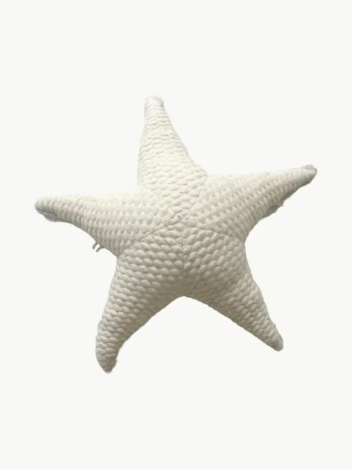 Handgemaakte knuffelkussen SeaStar, B 56 cm