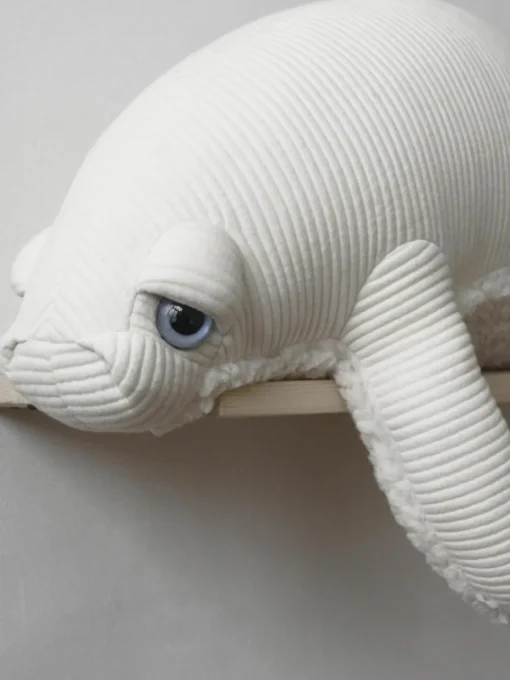 Handgemaakte knuffelkussen Manatee