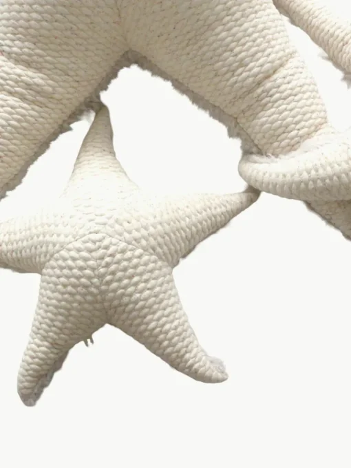 Handgemaakte knuffelkussen SeaStar, B 56 cm