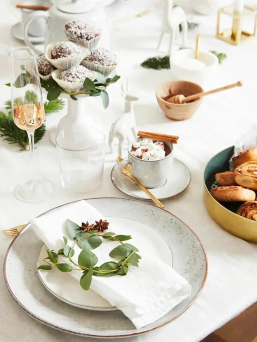 Handgemaakte koffiekopje Nordic Sand met schoteltje
