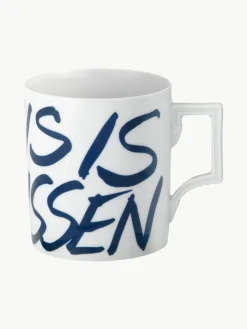 Handgemaakte kopje This is Meissen van porselein