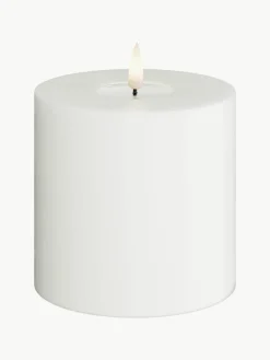 Handgemaakte LED kaars Real Flame, H 10 cm