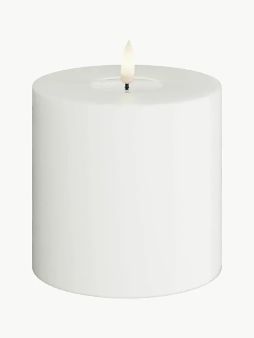 Handgemaakte LED kaars Real Flame, H 10 cm