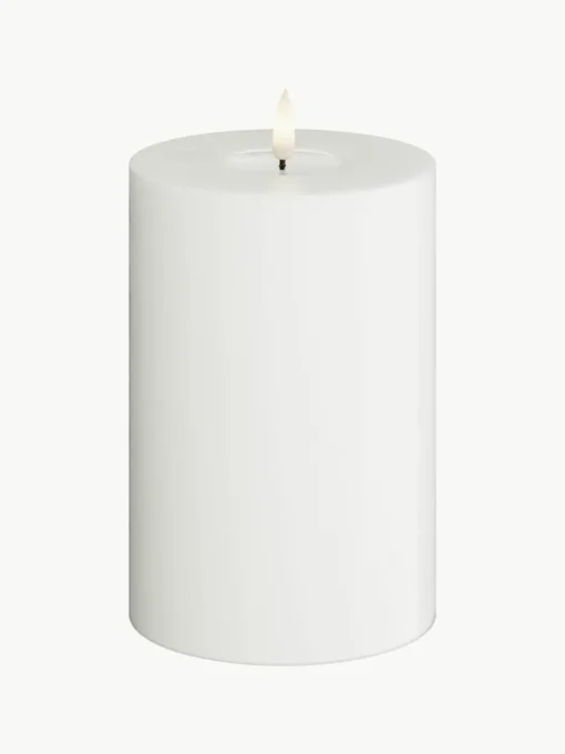 Handgemaakte LED kaars Real Flame, H 15 cm