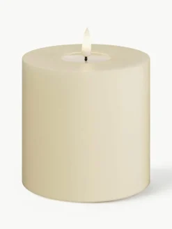 Handgemaakte LED kaars Real Flame, H 10 cm