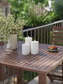 Handgemaakte LED kaarsen Real Flame met afstandsbediening, set van 5