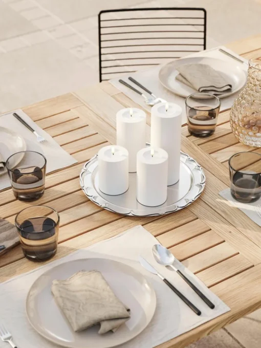 Handgemaakte LED kaarsen Real Flame met afstandsbediening, set van 5