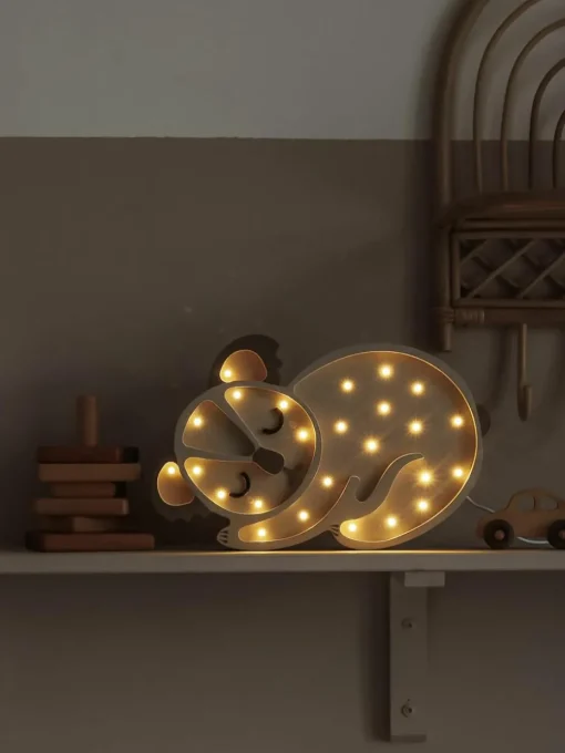 Handgemaakte LED kinderlamp Koala met timerfunctie en afstandsbediening, dimbaar