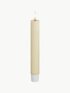 Handgemaakte LED steekkaarsen Real Flame, H 15 cm, 2 stuks