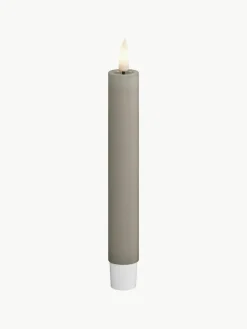 Handgemaakte LED steekkaarsen Real Flame, H 15 cm, 2 stuks