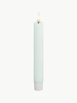 Handgemaakte LED steekkaarsen Real Flame, H 15 cm, 2 stuks