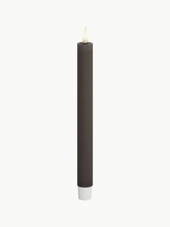 Handgemaakte LED steekkaarsen Real Flame, H 24 cm, 2 stuks