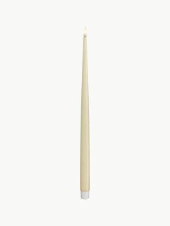 Handgemaakte LED steekkaarsen Real Flame, H 38 cm, 2 stuks