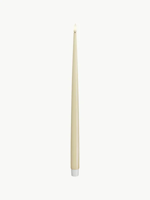 Handgemaakte LED steekkaarsen Real Flame, H 38 cm, 2 stuks