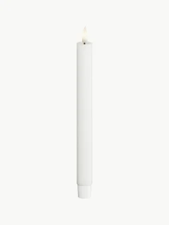 Handgemaakte LED steekkaarsen Real Flame, H 15 cm, 2 stuks
