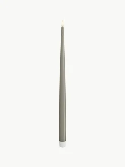 Handgemaakte LED steekkaarsen Real Flame, H 38 cm, 2 stuks