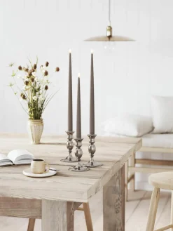 Handgemaakte LED steekkaarsen Real Flame, H 38 cm, 2 stuks