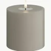 Handgemaakte LED-kaars Real Flame, H 10 cm