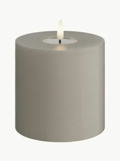 Handgemaakte LED-kaars Real Flame, H 10 cm