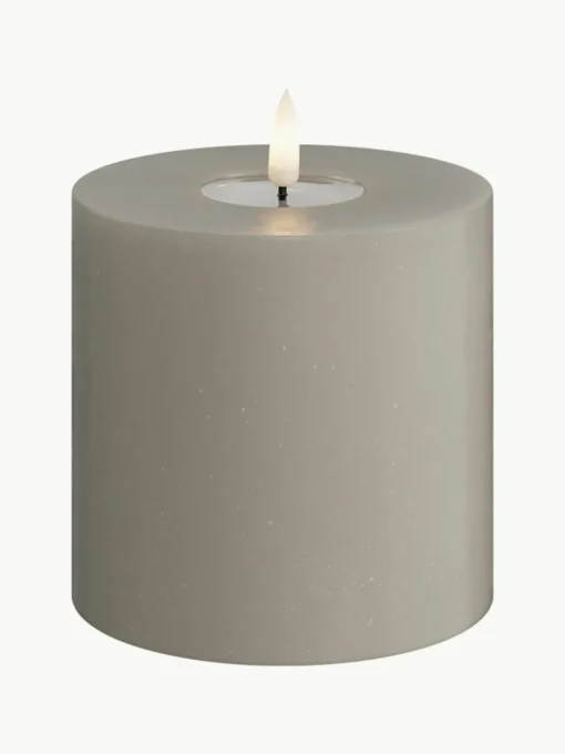 Handgemaakte LED-kaars Real Flame, H 10 cm