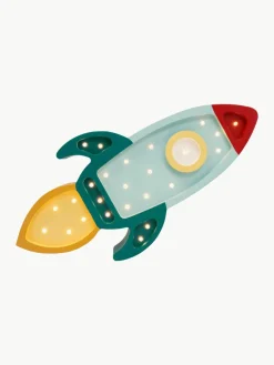 Handgemaakte LED-kinderlamp Space Rocket met timerfunctie en afstandsbediening, dimbaar