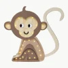 Handgemaakte LED-kinderlamp Monkey met timerfunctie en afstandsbediening, dimbaar
