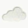 Handgemaakte LED-kinderlamp Cloud met timerfunctie en afstandsbediening, dimbaar