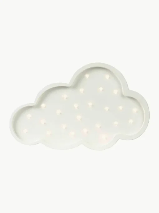 Handgemaakte LED-kinderlamp Cloud met timerfunctie en afstandsbediening, dimbaar