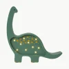 Handgemaakte LED-kinderlamp Diplodocus Mini met timerfunctie en afstandsbediening, dimbaar