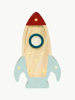 Handgemaakte LED-kinderlamp Space Rocket Mini met timerfunctie en afstandsbediening, dimbaar