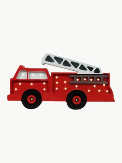 Handgemaakte LED-kinderlamp Fire Truck met timerfunctie en afstandsbediening, dimbaar