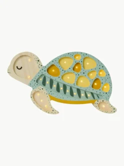 Handgemaakte LED-kinderlamp Turtle met timerfunctie en afstandsbediening, dimbaar
