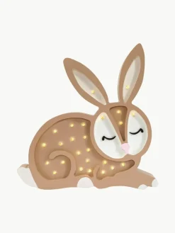 Handgemaakte LED-kinderlamp Bunny met timerfunctie en afstandsbediening, dimbaar