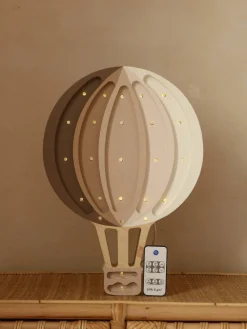 Handgemaakte LED-kinderlamp Hot Air Baloon met timerfunctie en afstandsbediening, dimbaar