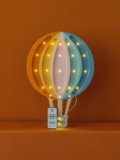 Handgemaakte LED-kinderlamp Hot Air Baloon met timerfunctie en afstandsbediening, dimbaar