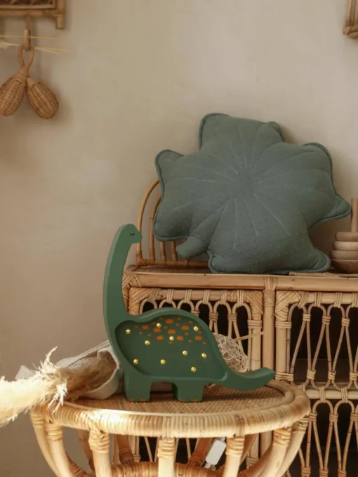 Handgemaakte LED-kinderlamp Diplodocus Mini met timerfunctie en afstandsbediening, dimbaar